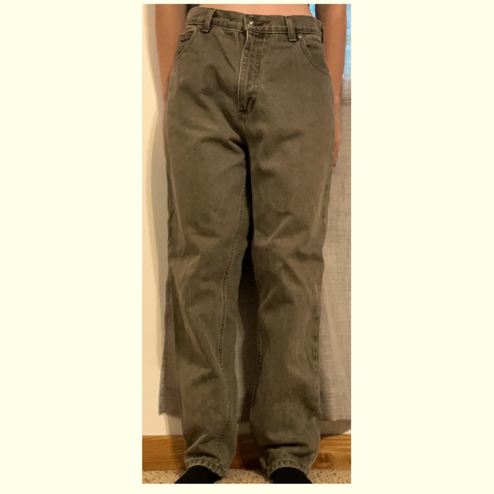 Lands’ End Size 12 Green Women’s Jeans (great condition)